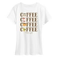 thumbnail image 1 of Gilmore Girls - Coffee Repeated - Women's Short Sleeve Graphic T-Shirt, 1 of 4