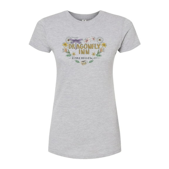Gilmore Girls - Dragonfly Inn - Juniors Fitted Short Sleeve Graphic T-Shirt