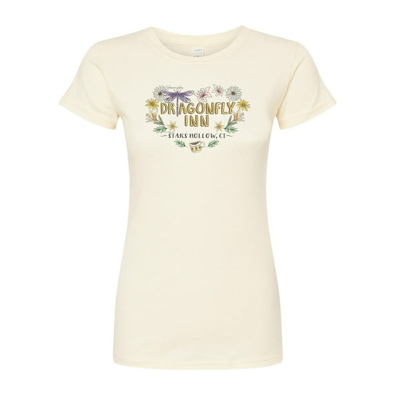 Gilmore Girls - Dragonfly Inn - Juniors Fitted Short Sleeve Graphic T-Shirt