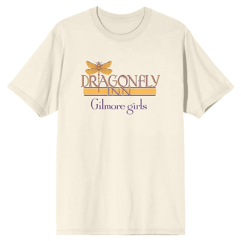 Gilmore Girls Dragonfly Inn Men s Natural Graphic Tee Small