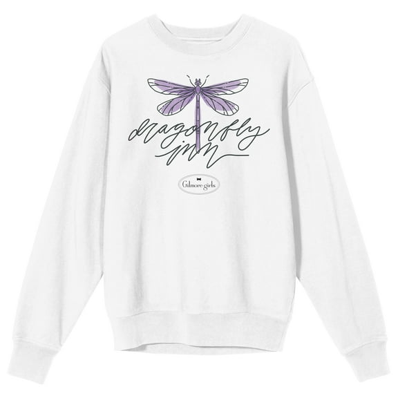Gilmore Girls Dragonfly Inn Men's White Sweatshirt
-XXL