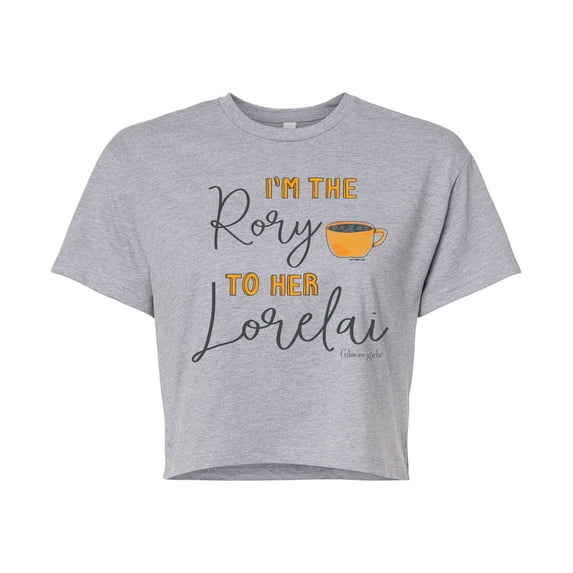 Gilmore Girls - I'm The Rory - Juniors Cropped Short Sleeve Graphic T-Shirt