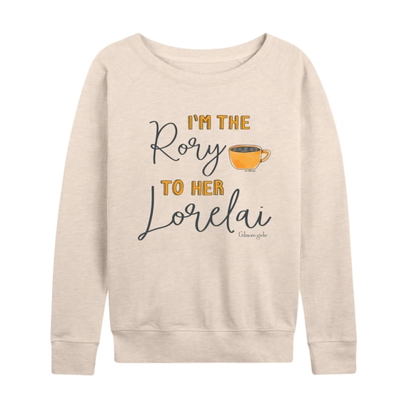 Gilmore Girls - I'm The Rory Lightweight French Terry Wide Neck Long Sleeve Graphic Shirt
