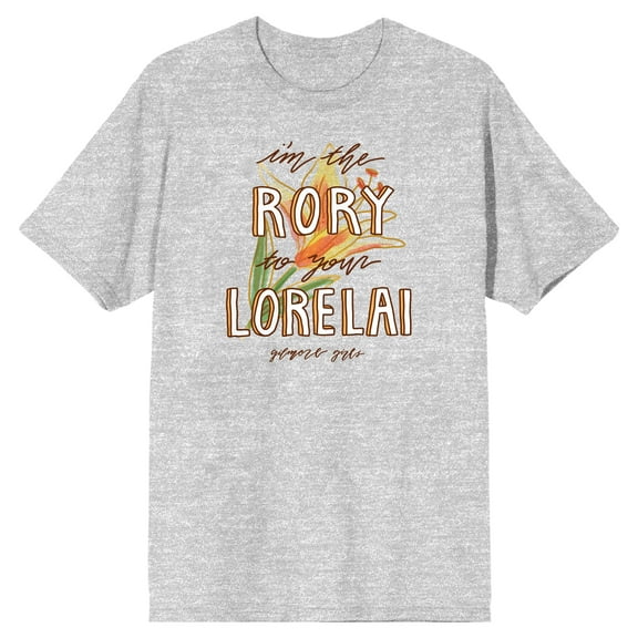 Gilmore Girls I'm the Rory to Your Lorelai Men's Athletic Heather Graphic Tee-Medium
