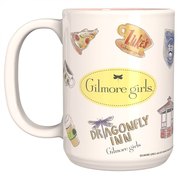 Gilmore Girls Icon Collage Ceramic 15oz Mug