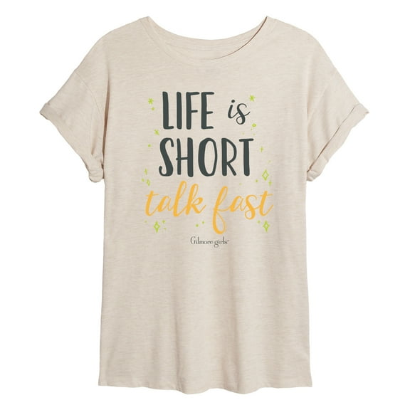 Gilmore Girls - Life Is Short Talk Fast - Women's Graphic T-Shirt