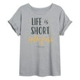 thumbnail image 1 of Gilmore Girls - Life Is Short Talk Fast - Women's Graphic T-Shirt, 1 of 4