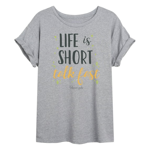 Gilmore Girls - Life Is Short Talk Fast - Women's Graphic T-Shirt