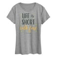 thumbnail image 1 of Gilmore Girls - Life Is Short Talk Fast - Women's Short Sleeve Graphic T-Shirt, 1 of 4