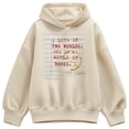 thumbnail image 1 of Gilmore Girls - Live In Two Worlds Stamped - Women's Oversized Fleece Hoodie Sweatshirt, 1 of 3