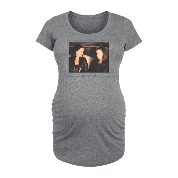 Gilmore Girls - Lorilei And Rory  - Maternity Scoop Neck Tee
