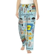 KUESCRU Gilmore Girls Lounge Pajama Pants Cute Breathable Loose-Fit Women Drawstring Tie Waist Sleep Bottoms