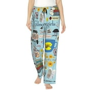KUESCRU Gilmore Girls Lounge Pajama Pants Cute Breathable Loose-Fit Women Drawstring Tie Waist Sleep Bottoms