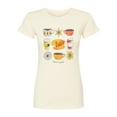 thumbnail image 1 of Gilmore Girls - Luke's Coffee Grid - Juniors Fitted Short Sleeve Graphic T-Shirt, 1 of 4