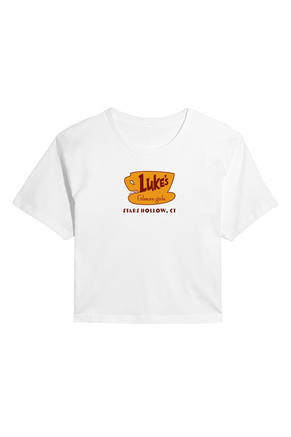 - Luke's Diner - Juniors Cropped Graphic T-Shirt