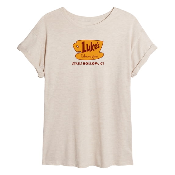 Gilmore Girls - Luke's Diner - Juniors Oversized Graphic T-Shirt