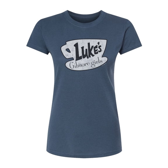 Gilmore Girls - Lukes Coffee - Juniors Fitted Short Sleeve Graphic T-Shirt