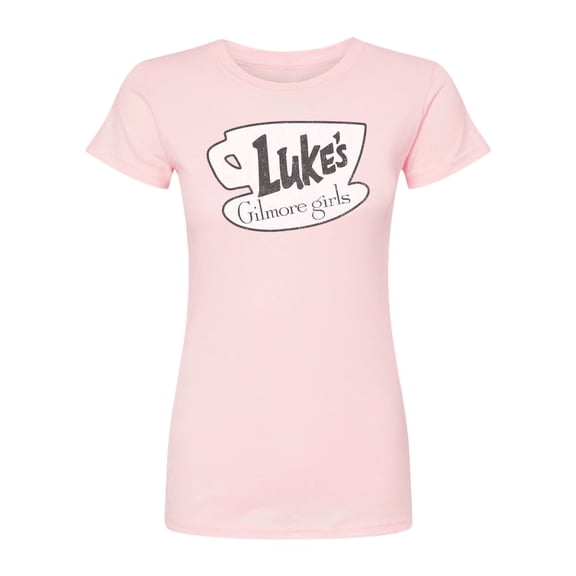 Gilmore Girls - Lukes Coffee - Juniors Fitted Short Sleeve Graphic T-Shirt