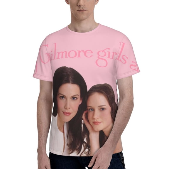 Gilmore Girls Men's T Shirt Summer Casual Fashion Unisex Short Sleeve Graphic Crew Neck Tees Tops