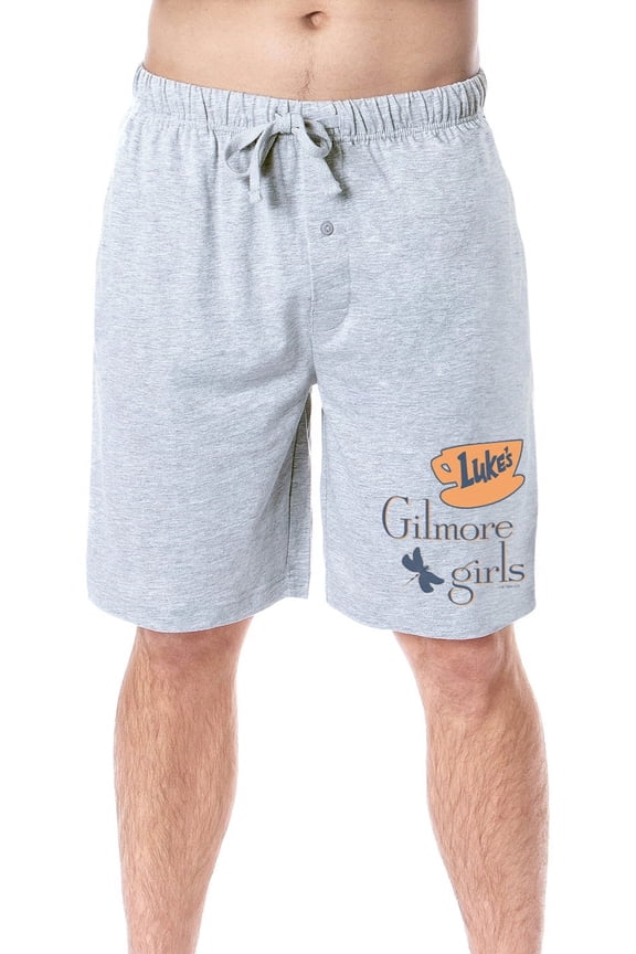 Gilmore Girls Mens' Luke's Diner Logo TV Show Series Sleep Pajama Shorts
