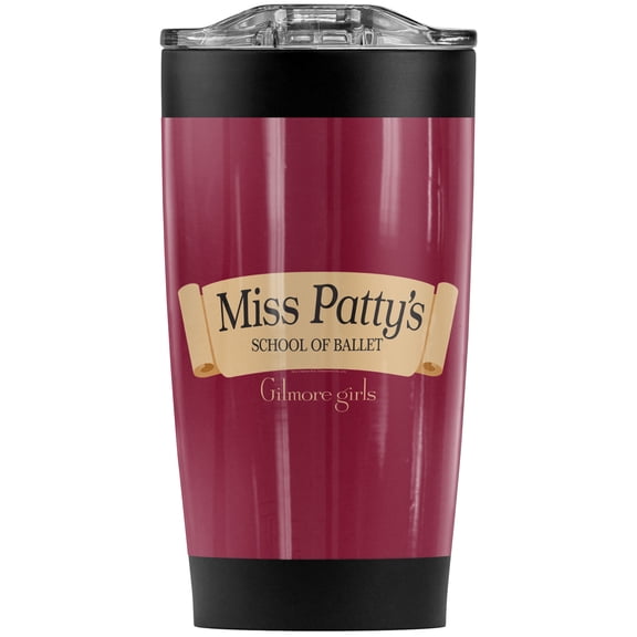 Gilmore Girls Miss Patty'S School Of Ballet Stainless Steel Tumbler 20 oz Coffee Travel Mug/Cup, Vacuum Insulated & Double Wall with Leakproof Sliding Lid | Great for Hot Drinks and Cold Beverages