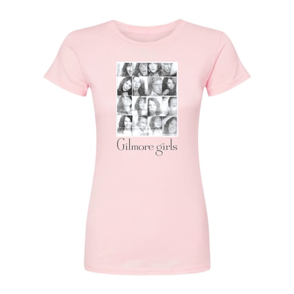 Gilmore Girls - Photobooth - Juniors Fitted Short Sleeve Graphic T-Shirt