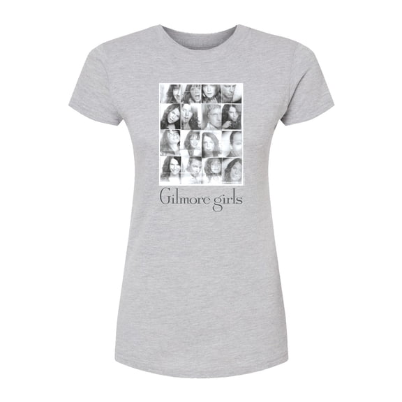 Gilmore Girls - Photobooth - Juniors Fitted Short Sleeve Graphic T-Shirt