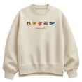 thumbnail image 1 of Gilmore Girls - Small Icons Oversized Fleece Crew Sweatshirt, 1 of 3