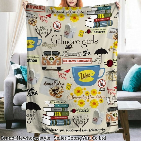 Gilmore Girls Soft Warm Flannel Blanket for Sofa Bed All Seasons 30x40