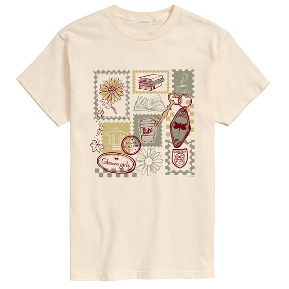 Gilmore Girls - Stamp Collage - Men's Short Sleeve Graphic T-Shirt