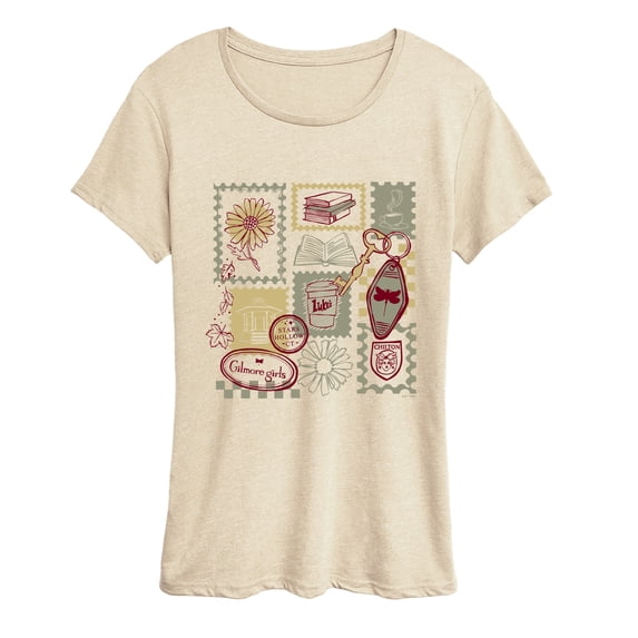 Gilmore Girls - Stamp Collage Women's Short Sleeve Graphic T-Shirt