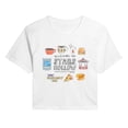 thumbnail image 1 of Gilmore Girls - Stars Hollow Icons - Juniors Cropped Graphic T-Shirt, 1 of 4