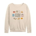 thumbnail image 1 of Gilmore Girls - Stars Hollow Grid - Women's French Terry Long Sleeve Pullover, 1 of 4