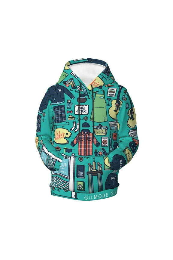 Gilmore Girls Teen Boys Girls Hoodies 3D Printed Hooded Sweatshirts for Kids Long Sleeve Casual Unisex Pullovers with Pockets