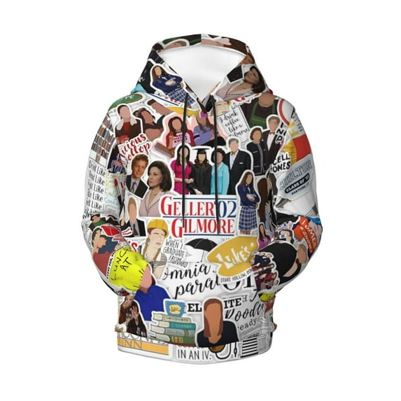Gilmore Girls Teen Boys Girls Hoodies 3D Printed Hooded Sweatshirts for Kids Long Sleeve Casual Unisex Pullovers with Pockets