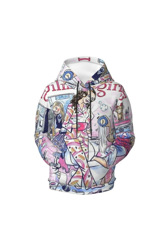 Gilmore Girls Teen Boys Girls Hoodies 3D Printed Hooded Sweatshirts for Kids Long Sleeve Casual Unisex Pullovers with Pockets