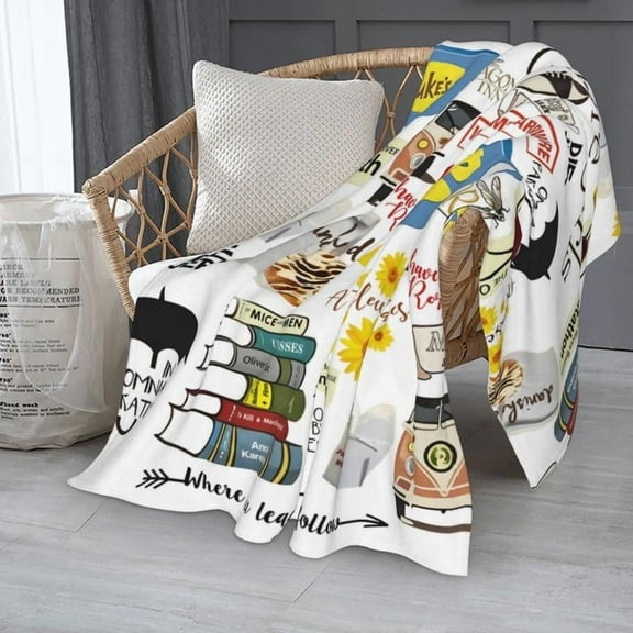 Gilmore Girls Throw Blanket Ultra-Soft Fleece & Flannel, Cozy Fuzzy Plush Blanket for Couch Bed Sofa, All Seasons Gift for Christmas Birthday Valentine's Day