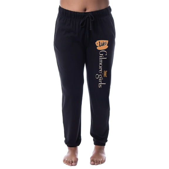 Gilmore Girls Womens' Luke's Diner Logo TV Show Sleep Jogger Pajama Pants