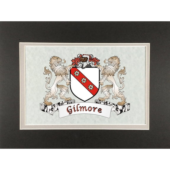 Gilmore Irish Coat of Arms Print - Frameable 9" x 12"