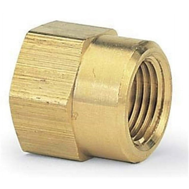 Gilmour 1/2 in. Brass Threaded Double Female Hose Connector Gilmour 1/2 in. Brass Threaded Double Female Hose Connector