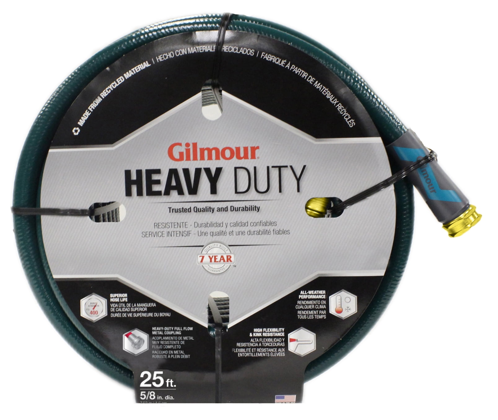 Gilmour 25' 5-Ply Vinyl Heavy Duty All Season Hose