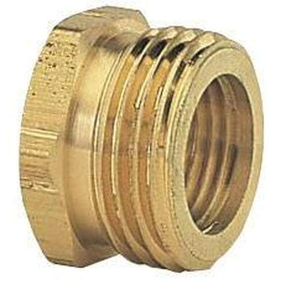 Gilmour 3/4 & 1/2 in. Brass Threaded Male/Female Hose Connector