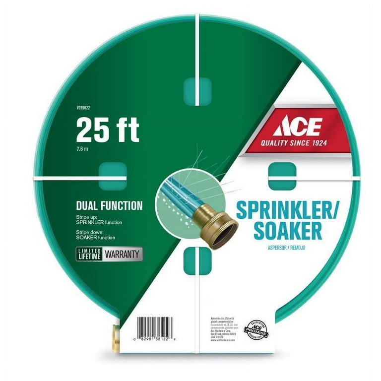 Gilmour 5/8 in. D X 25 ft. L Sprinkler/Soaker Hose Green Gilmour 5/8 in. D X 25 ft. L Sprinkler/Soaker Hose Green
