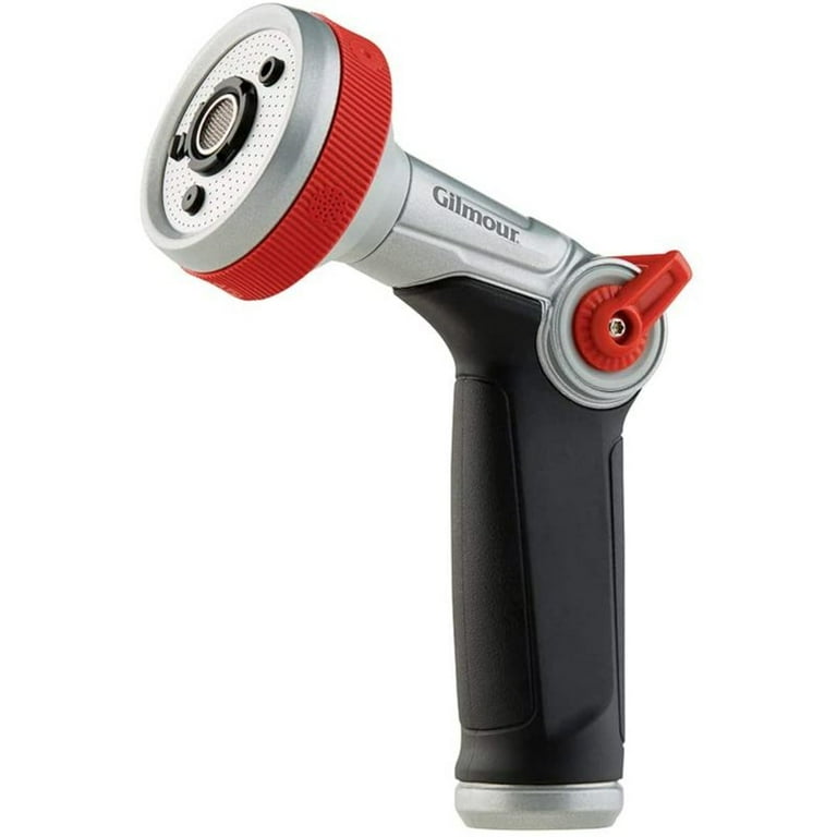 Gilmour 5 Pattern Adjustable Multi-Pattern Metal Hose Nozzle Gilmour 5 Pattern Adjustable Multi-Pattern Metal Hose Nozzle