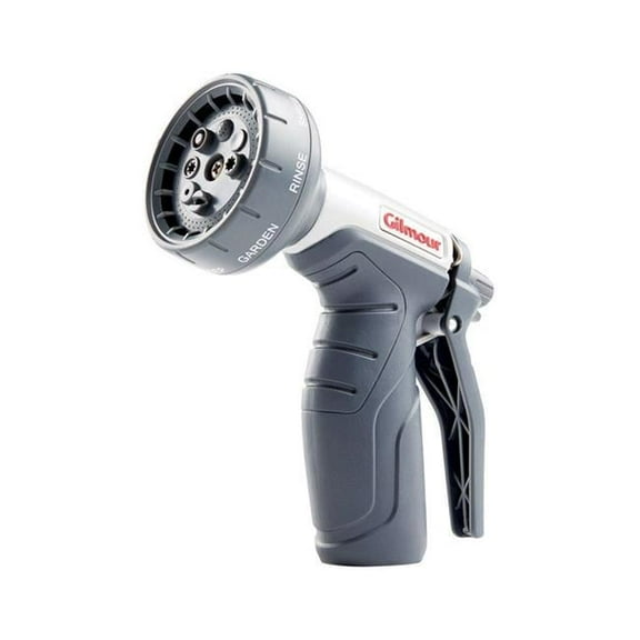 Gilmour Light Duty Garden Hose Nozzle with 8 Pre-Set Spray Patterns, Water Hose Nozzle for Watering Garden or Lawn