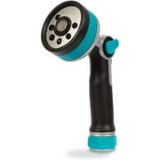Gilmour 825502-1001 Swivel Connect Watering Nozzel, Thumb Trigger, Black/Aqua