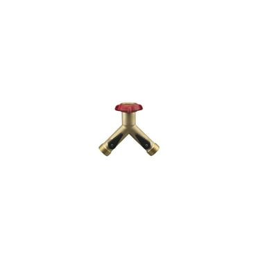 Gilmour 855454-1001 2-Way Shut-off Valve Brass