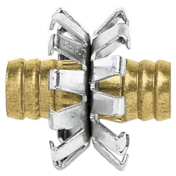Gilmour 800344-1001 Heavy-Duty Clinch Hose Mender, 3/4 in, Brass