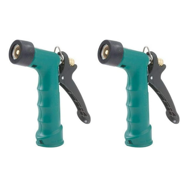 Gilmour Garden Hose Nozzle Watering Spray Durable Metal Construction Threaded Tip Insulated Grip