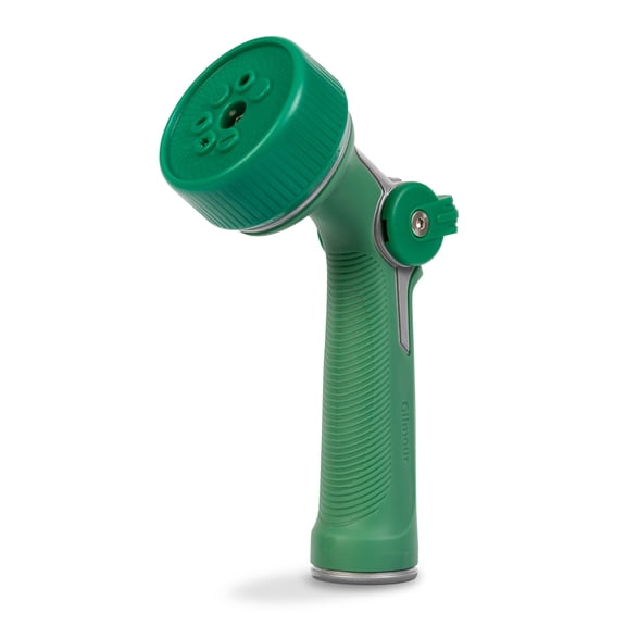 Gilmour Heavy Duty 5-Pattern Garden Hose Nozzle with Swivel Connect, Rear Control, Ergonomic Non-Slip Grip